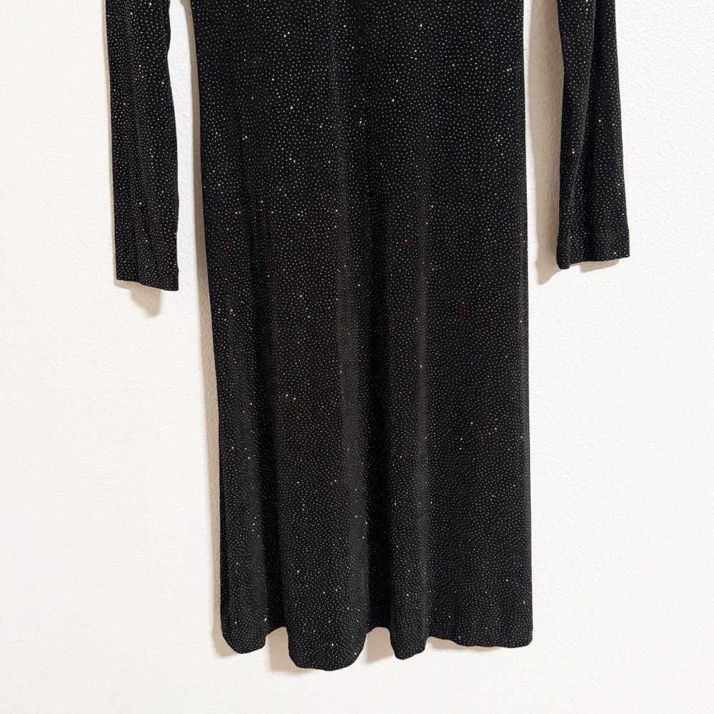 Vintage Rabbit Rabbit Rabbit Glitter Polka Dot Midi Dress - Picture 6 of 9